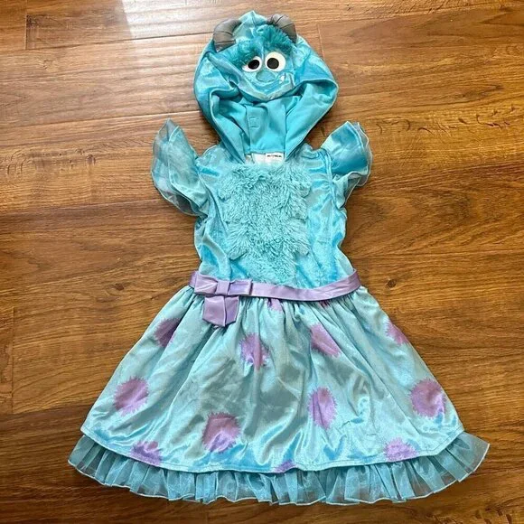 Toddler Sulley Dress Costume - Monsters Inc. Size 5-6 - Picture 4 of 8